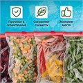 Пакеты для заморозки продуктов, 3 л, КОМПЛЕКТ 20 шт., с замком-застежкой (слайдер), LAIMA 608911