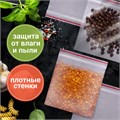 Пакеты с замком ZIP LOCK "зиплок", комплект 100 шт., 100х100 мм, ПВД, толщина 35 микрон, BRAUBERG, 606210 606210