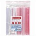 Пакеты с замком ZIP LOCK "зиплок", комплект 100 шт., 150х200 мм, ПВД, толщина 40 микрон, BRAUBERG, 606213 606213