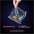 Пакеты с замком ZIP LOCK "зиплок", комплект 100 шт., 40х60 мм, ПВД, толщина 35 микрон, BRAUBERG, 606206 606206