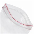 Пакеты с замком ZIP LOCK "зиплок", комплект 100 шт., 80х120 мм, ПВД, толщина 35 микрон, BRAUBERG, 606209 606209