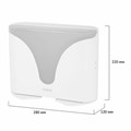 Диспенсер для полотенец EXTRA LAIMA PROFESSIONAL, (Система H2), Z-сложения, белый, ABS-пластик, 609472, 303368 609472