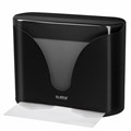 Диспенсер для полотенец EXTRA LAIMA PROFESSIONAL, (Система H2), Z-сложения, черный, ABS-пластик, 609473, 303369 609473