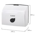 Диспенсер для полотенец LAIMA PROFESSIONAL ECO (Система H3), V-сложения, белый, ABS-пластик, 606548 606548