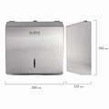 Диспенсер для полотенец LAIMA PROFESSIONAL INOX, (Система H3) V-сложения, нержавеющая сталь, матовый, 605696 605696
