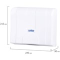 Диспенсер для полотенец LAIMA PROFESSIONAL LSA (Система H2), Z-сложения, белый, ABS, 607991, 3570-0 607991