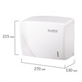 Диспенсер для полотенец LAIMA PROFESSIONAL ORIGINAL (Система H3), V-сложения, белый, ABS, 605761 605761