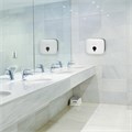 Диспенсер для полотенец ULTRA LAIMA PROFESSIONAL (Система H2), Z-сложения, малый, белый, ABS-пластик, 606833 606833