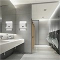 Диспенсер для полотенец в рулонах LAIMA PROFESSIONAL ECO (H1), механический, с рычагом, белый, ABS-пластик, 606549 606549