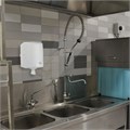 Диспенсер для полотенец с центральной вытяжкой LAIMA PROFESSIONAL ORIGINAL (Система М1/M2), белый, ABS-пластик, 605763 605763