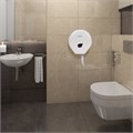 Диспенсер для туалетной бумаги LAIMA PROFESSIONAL ECO (Система T2), малый, белый, ABS-пластик, 606545 606545