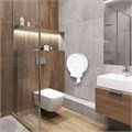 Диспенсер для туалетной бумаги LAIMA PROFESSIONAL ORIGINAL (Система T1), БОЛЬШОЙ, белый, ABS-пластик, 605768 605768