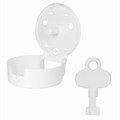Диспенсер для туалетной бумаги LAIMA PROFESSIONAL ORIGINAL (Система T1), БОЛЬШОЙ, белый, ABS-пластик, 605768 605768