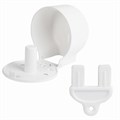 Диспенсер для туалетной бумаги LAIMA PROFESSIONAL ORIGINAL (Система T2), малый, белый, ABS, 605766 605766