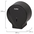 Диспенсер для туалетной бумаги LAIMA PROFESSIONAL ORIGINAL (Система T2), малый, черный, ABS-пластик, 605767 605767