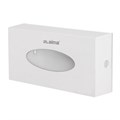 Диспенсер для косметических салфеток LAIMA CLASSIC, настольный/настенный, пластиковый, белый, 605392 605392