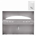 Диспенсер для покрытий на унитаз LAIMA PROFESSIONAL INOX, (V1) 1/2, нержавеющая сталь, матовый, 605702 605702
