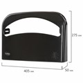Диспенсер для покрытий на унитаз LAIMA PROFESSIONAL ORIGINAL (V1), 1/2 сложения, черный, 605786 605786