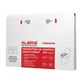 Покрытия на унитаз LAIMA (Система V1), PREMIUM, 1/2 сложения, КОМПЛЕКТ 250 шт., 35х43 см, ТУРЦИЯ, 126099 126099