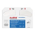 Покрытия на унитаз LAIMA (Система V1), UNIVERSAL, 1/2 сложения, КОМПЛЕКТ 250 шт., 37х42 см, 129539 129539