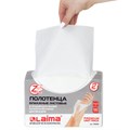 Полотенца бумажные (1 пачка 190 листов) LAIMA (H2) PREMIUM UNIT PACK, белые, 23х21 см, Z-сложение, 126559 126559