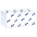 Полотенца бумажные 200 шт., PROtissue (H3) PREMIUM, 2-слойные, белые, КОМПЛЕКТ 20 пачек, 22х21 см, V-сложение, С197, C197 114334