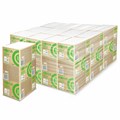 Полотенца бумажные 250 шт. FOCUS (Система H2) Eco, 1-слойные, белые, КОМПЛЕКТ 12 пачек, 24х21,5, Z-сложение, 5083814/5069958 112154