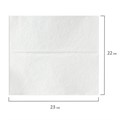 Полотенца бумажные 250 шт., LAIMA (H3) UNIVERSAL WHITE PLUS, 1-слойные, белые, КОМПЛЕКТ 20 пачек, 23х22, V-сложение, 111344 111344