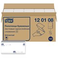 Полотенца бумажные 250 штук, TORK (Система H3) UNIVERSAL, белые, ZZ (V-сложение), КОМПЛЕКТ 20 пачек, 120108 124556