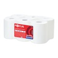 Полотенца бумажные рулонные 150 м FOCUS (H1) Extra Quick, втулка 38 мм, 2-слойные, белые, КОМПЛЕКТ 6 рулонов, 5050023 112150