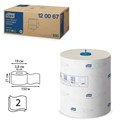 Полотенца бумажные рулонные 150 м, TORK Matic (Система H1) ADVANCED, 2-слойные, белые, КОМПЛЕКТ 6 рулонов, 120067 126501