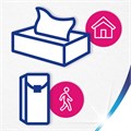 Салфетки косметические 2-слойные в картонном коробе, 250 штук, ZEWA Everyday, 8679 114755