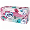 Салфетки косметические 90 штук в картонном боксе, 3-слойные, ZEWA Deluxe Design, 28420 111332