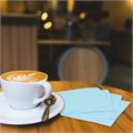 Салфетки бумажные 250 штук, 24х24 см, LAIMA, синие (пастельный цвет), 100% целлюлоза, 111951 111951