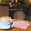 Салфетки бумажные, 250 штук, 24х24 см, LAIMA, красные (пастельный цвет), 100% целлюлоза, 111950 111950