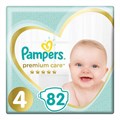 Подгузники 82 шт. PAMPERS (Памперс) Premium Care, размер 4 (9-14 кг), 1210801 605873