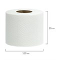 Бумага туалетная 3-х слойная, 8 рулонов (8х16,5 м), LAIMA Deluxe, 100% целлюлоза, 115396 115396