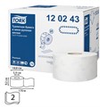 Бумага туалетная 170 метров, TORK (Система T2) PREMIUM, 2-слойная, белая, КОМПЛЕКТ 12 рулонов, 120243 124543
