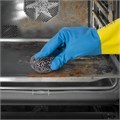 Губка (мочалка) металлическая, спиральная, 27 г, СРЕДНЯЯ, для посуды, гриля, плиты, YORK, 2010 608392