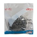 Губка металлическая VILEDA Professional "Инокс", для стойких загрязнений, нержавеющая сталь, вес 40 г, 100787 602098