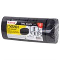 Губки для посуды OVAL BLACK 95х65х35 мм КОМПЛЕКТ 6 шт., КРУПНОПОРИСТЫЙ поролон/абразив LAIMA, 608649 608649