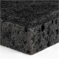 Губки для посуды SQUARE BLACK 98х66х30 мм, КОМПЛЕКТ 10 шт., КРУПНОПОРИСТЫЙ поролон/абразив LAIMA, 608648 608648