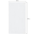 Салфетка из МИКРОФИБРЫ 50х100 см, WHITE ULTRA DENSE OVERLOCK, белая, 280 г/м2, LAIMA HOME, 608226 608226