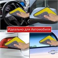 Салфетка из МИКРОФИБРЫ универсальная ДВУСТОРОННЯЯ 35х35 см, желтая/серая, 500 г/м2, LAIMA, 604686 604686