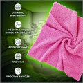 Салфетки из МИКРОФИБРЫ 25х25 см, КОМПЛЕКТ 5 шт., ULTRASONIC MULTI COLOUR, 220 г/м2, LAIMA HOME, 608216 608216