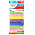 Салфетки из МИКРОФИБРЫ 30х30 см MULTI COLOUR, big pack, КОМПЛЕКТ 10 шт., 180 г/м2, LAIMA HOME, 607794 607794