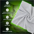 Салфетки из МИКРОФИБРЫ 30х30 см, КОМПЛЕКТ 3 шт., ULTRASONIC GREY COLOUR, 220 г/м2, LAIMA HOME, 608217 608217