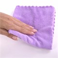 Салфетки из МИКРОФИБРЫ ПЛЮШЕВОЙ 30х30 см, КОМПЛЕКТ 10 шт., PASTEL, ассорти, 250 г/м2, LAIMA HOME, 608445 608445