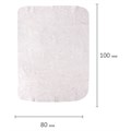 Тряпка для мытья пола 80х100 см, плотность 190 г/м2, ХПП, 100% хлопок, "Стандарт" LAIMA, 600837 600837
