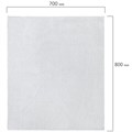 Тряпка для мытья пола из микрофибры 70х80 см "OVERLOCK GREY COLOUR", серая, 220 г/м2, LAIMA HOME, 608223 608223